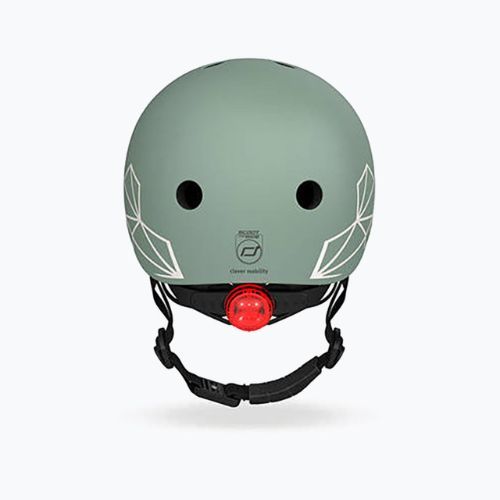 Kask dziecięcy Scoot & Ride XXS-S green lines
