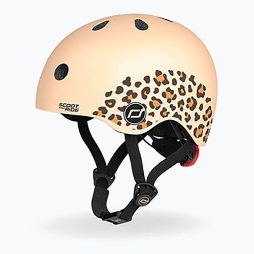 Kask dziecięcy Scoot & Ride XXS-S leopard