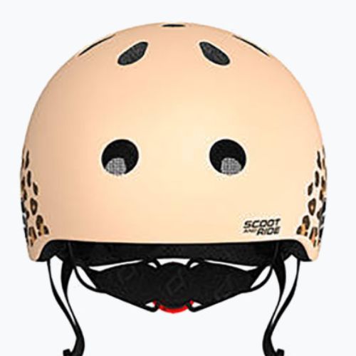 Kask dziecięcy Scoot & Ride XXS-S leopard