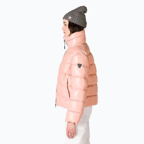 Kurtka damska Rossignol Shiny Bomber pastel pink