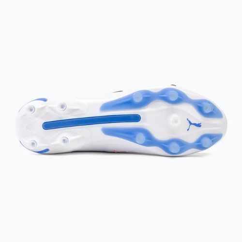 Buty piłkarskie męskie PUMA King Ultimate FG/AG puma white/puma black/blue glimmer/ultra orange