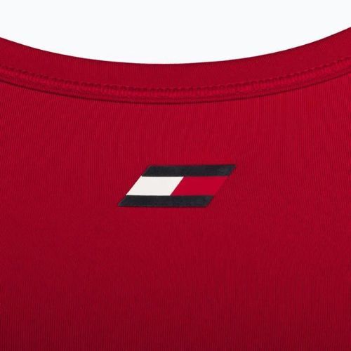 Biustonosz treningowy Tommy Hilfiger Essentials Low Int red