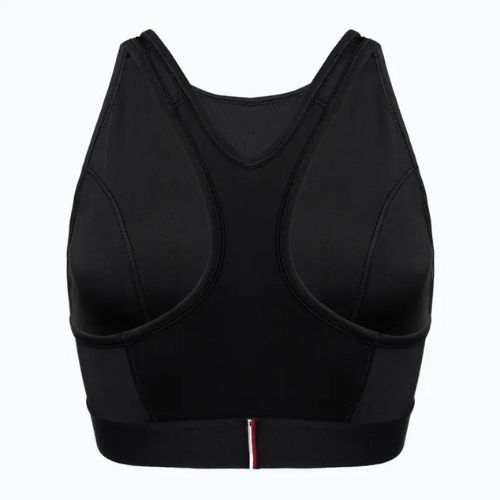 Biustonosz treningowy Tommy Hilfiger Mid Intensity High Neck Core black
