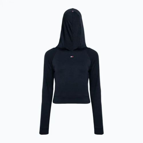 Bluza damska Tommy Hilfiger Slim Soft Hoodie blue