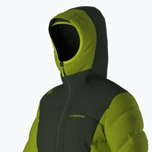 Kurtka puchowa męska La Sportiva Bivouac Down forest/lime punch