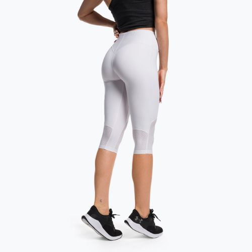 Legginsy treningowe damskie Gymshark Pulse Cropped white