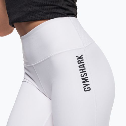 Legginsy treningowe damskie Gymshark Pulse Cropped white