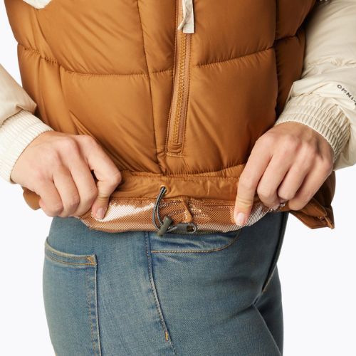 Kurtka damska Columbia Pike Lake II Cropped camel brown/chalk