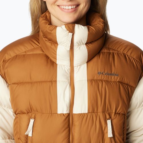 Kurtka damska Columbia Pike Lake II Cropped camel brown/chalk
