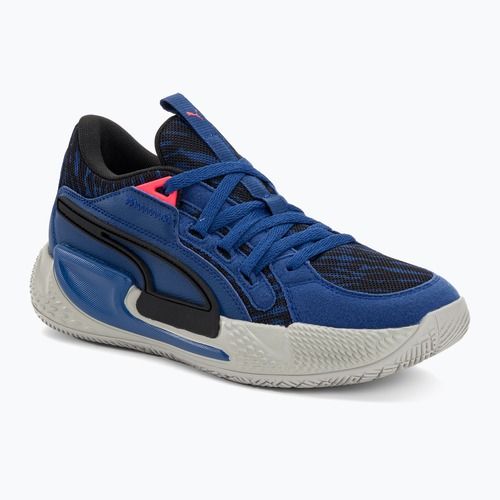 Buty do koszykówki męskie PUMA Court Rider Chaos Clydes Closet royal/harbor mist/black/fire orchid