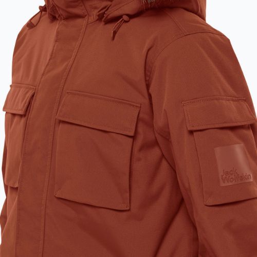 Kurtka zimowa męska Jack Wolfskin Glacier Canyon Parka carmine