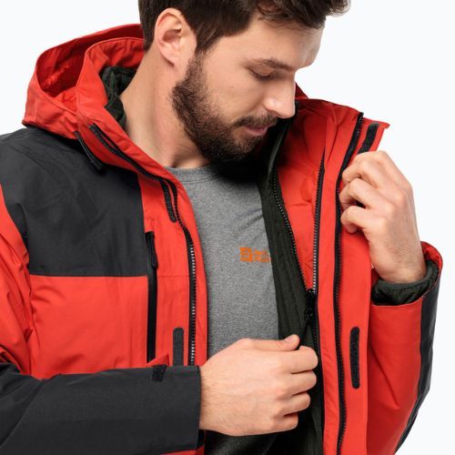 Kurtka 3w1 męska Jack Wolfskin Jasper 3in1 strong red