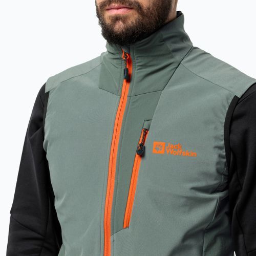 Bezrękawnik turystyczny męski Jack Wolfskin Alpspitze hedge green