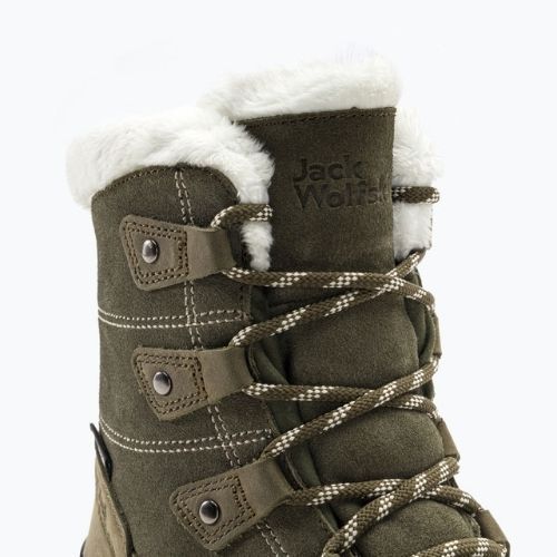 Śniegowce damskie Jack Wolfskin Dromoventure Texapore High island moss