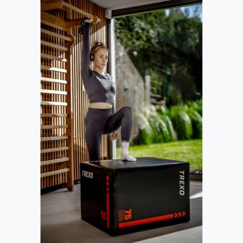 Skrzynia plyometryczna XTREXO TRX-PB30 30 kg czarna