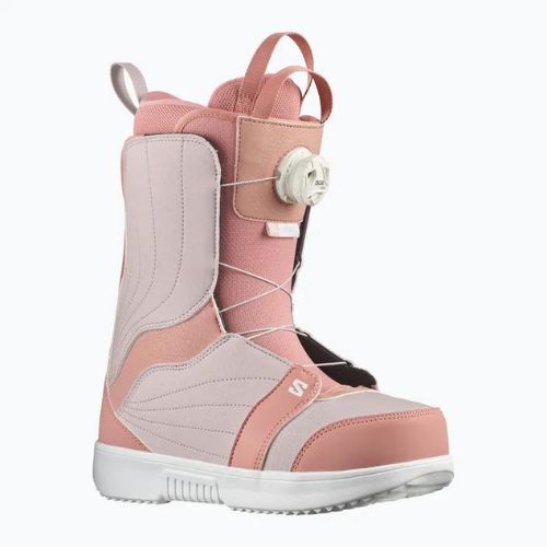 Buty snowboardowe damskie Salomon Pearl Boa W ash rose/lilac ash/white