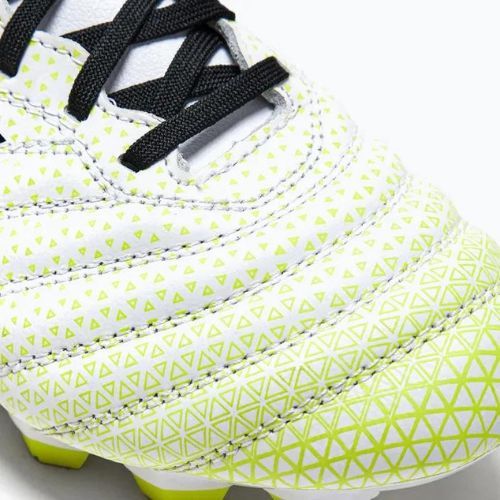 Buty piłkarskie dziecięce Diadora Brasil Elite GR LT LPU Y white/black/fluo yellow