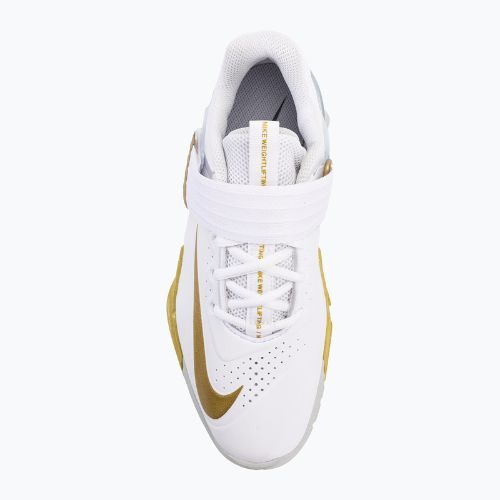 Buty do podnoszenia ciężarów Nike Savaleos white/black iron grey