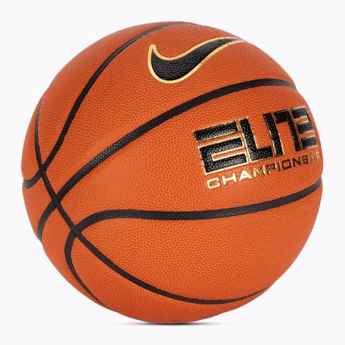 Piłka do koszykówki Nike Elite Championship 8P 2.0 Deflated amber/black/metallic gold/black rozmiar 7