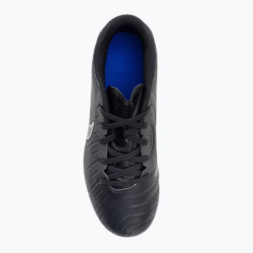 Buty do piłki do nożnej dziecięce Jr Legend 10 Academy FG/MG black/chrome/hyper real