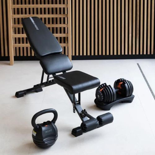 Ławka treningowa XTREXO B200 czarna
