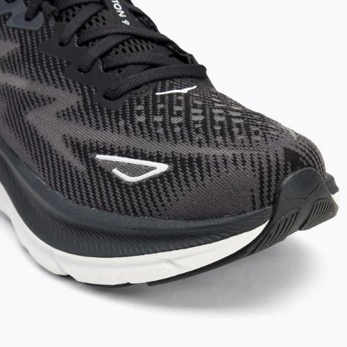 Buty do biegania damskie HOKA Clifton 9 black/white