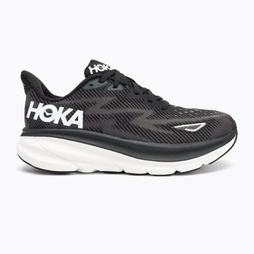 Buty do biegania damskie HOKA Clifton 9 black/white