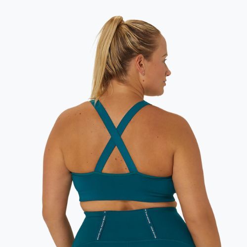 Biustonosz treningowy ASICS Accelerate rich teal