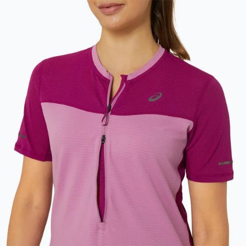 Koszulka do biegania damska ASICS Fuijtrail Top soft berry/blackberry
