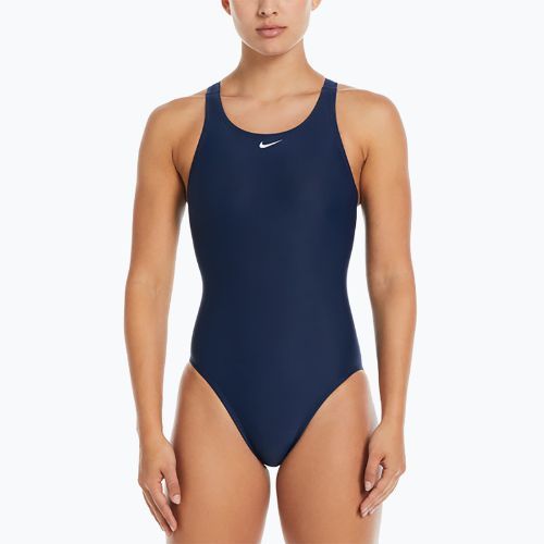 Strój pływacki jednoczęściowy damski Nike Fastback midnight navy