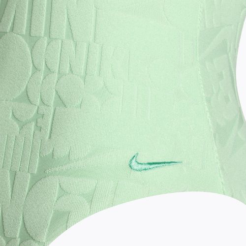 Strój pływacki jednoczęściowy damski Nike Retro Flow T-Back vapor green