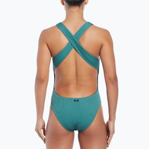 Strój pływacki jednoczęściowy Nike Elevated Essential Pucker Crossback bicoastal