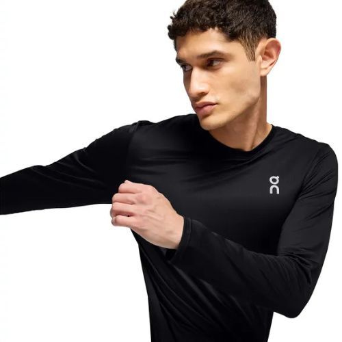 Longsleeve do biegania męski On Core Long-T black