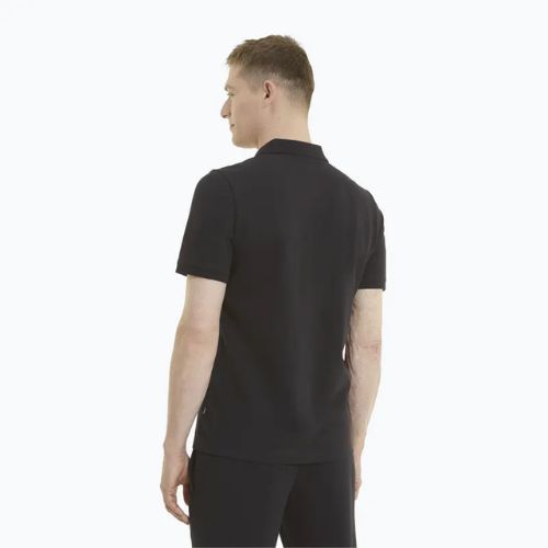 Koszulka polo męska PUMA Ess Pique Polo puma black/cat
