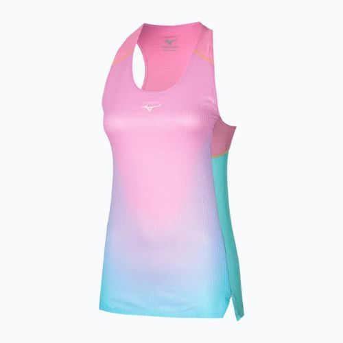 Koszulka do biegania damska Mizuno Aero Tank blue glow