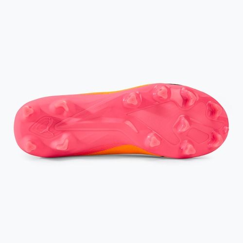 Buty piłkarskie dziecięce PUMA Ultra Pro FG/AG Jr sunset glow/puma black/sun stream