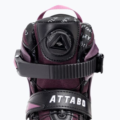 Rolki damskie ATTABO OneFoot Fitgo system fioletowe