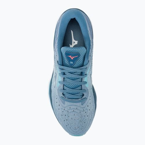 Buty do biegania damskie Mizuno Wave Sky 6 blue shadow/white/milky blue