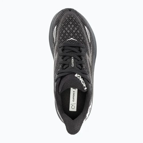 Buty do biegania damskie HOKA Clifton 9 Wide black/white
