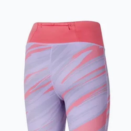 Legginsy do biegania damskie Mizuno 7/8 Printed pastel lilac