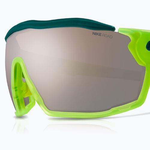 Okulary przeciwsłoneczne Nike Show X Rush matte volt/chrome mirror