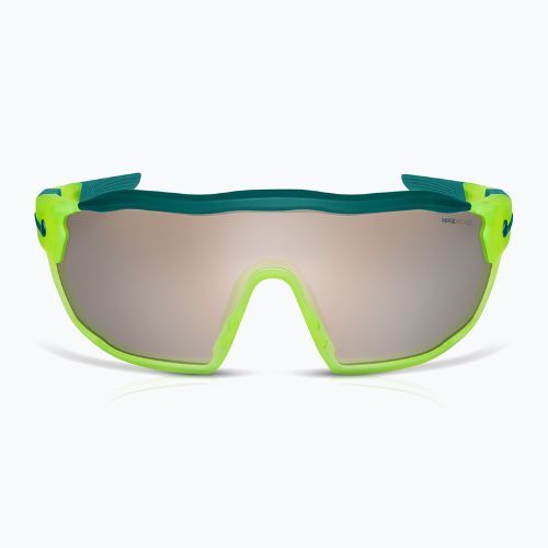 Okulary przeciwsłoneczne Nike Show X Rush matte volt/chrome mirror