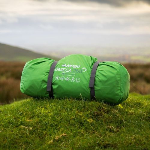 Namiot kempingowy 2-osobowy Vango Omega 250 pamir green
