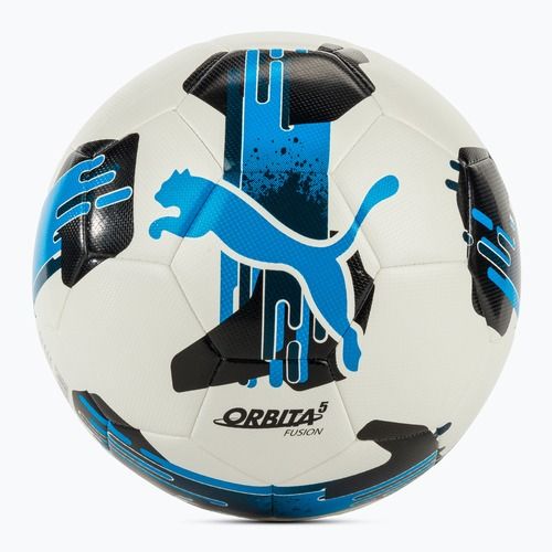 Piłka do piłki nożnej PUMA Orbita 5 Fusion puma white/ignite blue rozmiar 4