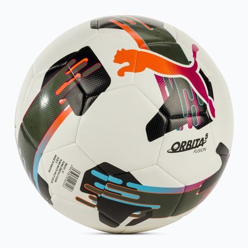 Piłka do piłki nożnej PUMA Orbita 5 Fusion puma white/multicolor rozmiar 5