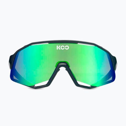 Okulary przeciwsłoneczne Koo Demos black/green mirror