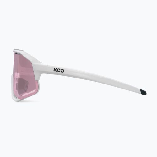 Okulary przeciwsłoneczne Koo Demos white/photochromic pink