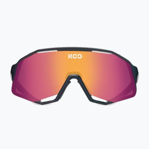Okulary przeciwsłoneczne Koo Demos black/photochromic fuchsia