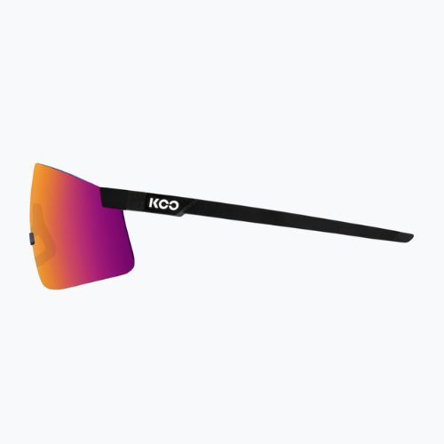 Okulary przeciwsłoneczne Koo Nova black matt/fuchsia mirror