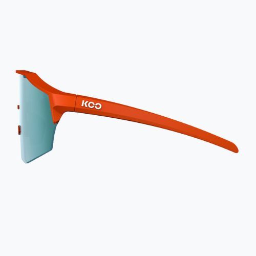 Okulary przeciwsłoneczne Koo Alibi orange matt/green mirror